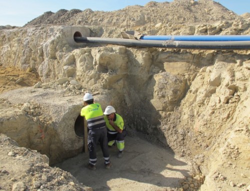CODEUR acomete los desvíos en las redes de abastecimiento, regadío y saneamiento afectadas por las obras del AVE en el  tramo Pulpí – Vera